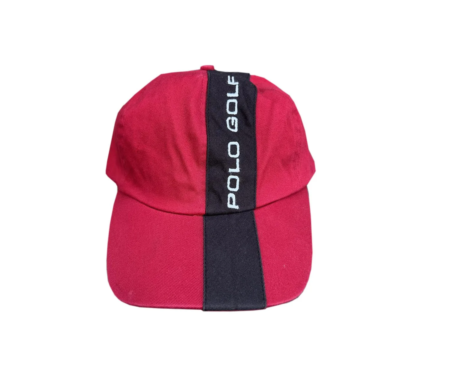 Vintage Polo Ralph Lauren Golf Red / Black Hat — RootsBK